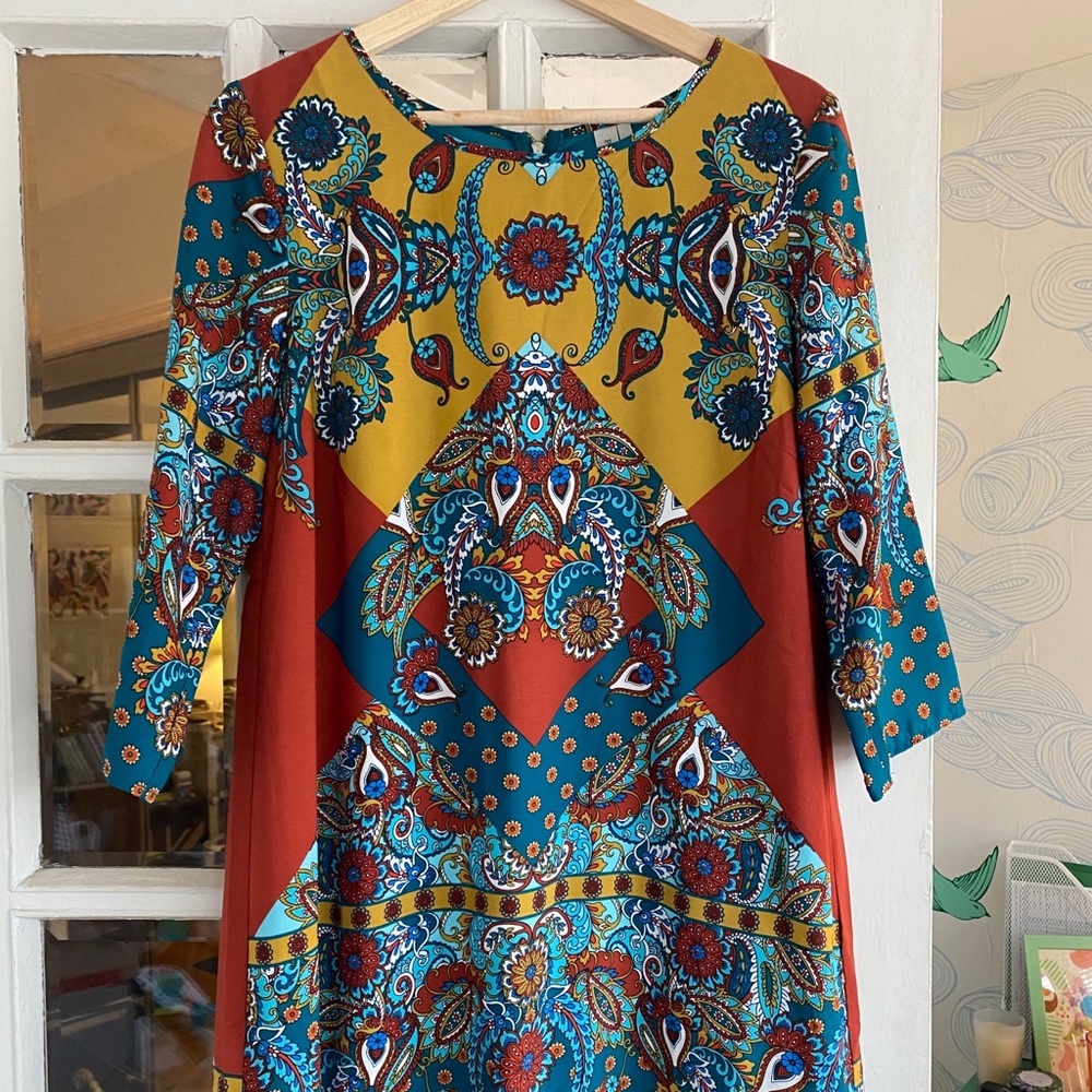 Colourful Knee length Dress